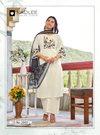 Deeva By Kadlee Sali Cotton Thread Work Top With Bottom Dupatta